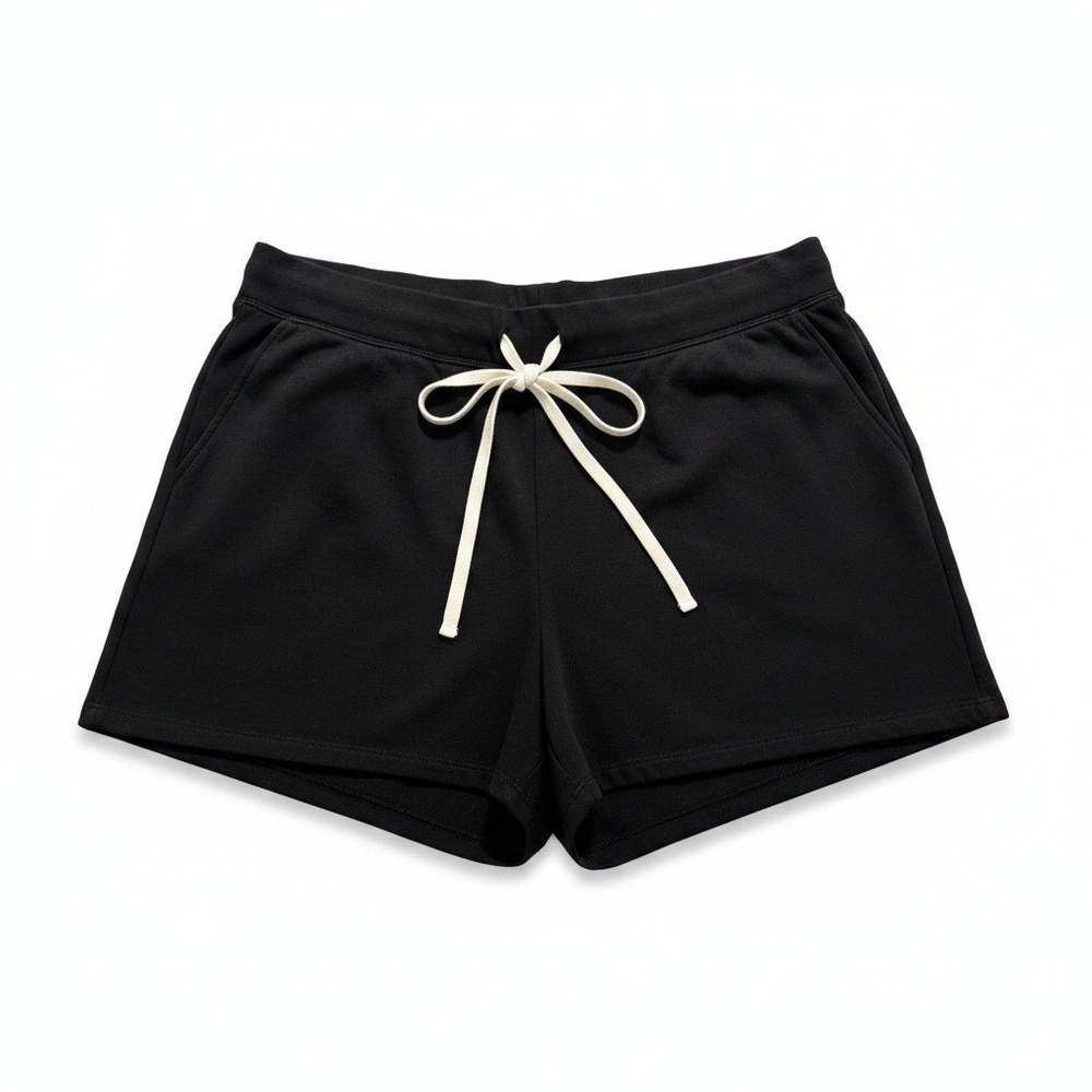 Old Navy XL Tall Black Lounge Sweat Shorts Drawstring Womens Cozy
